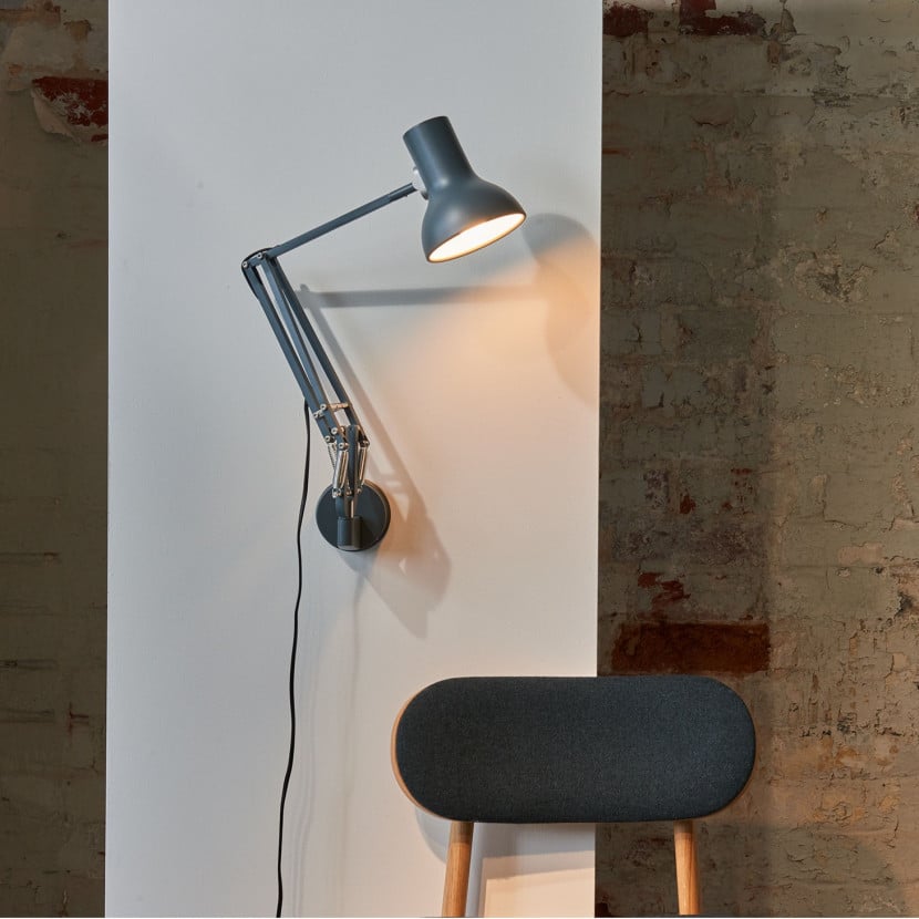 Anglepoise type 75 mini hot sale desk lamp slate grey